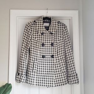 Kensie Peacoat Houndstooth in Size S